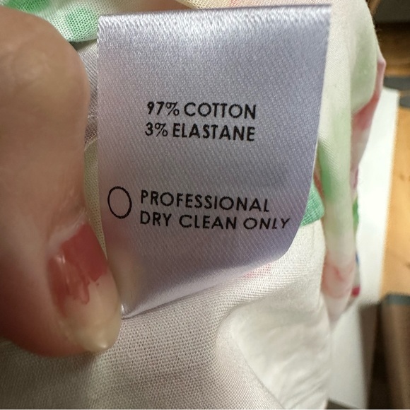 Rosie Assoulin White Watercolor Print Cotton-blend Midi Skirt - Picture 6 of 8